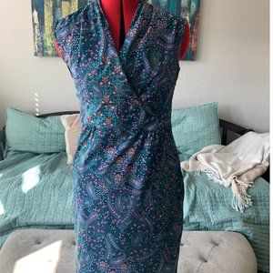 Paisley Knee Length Dress